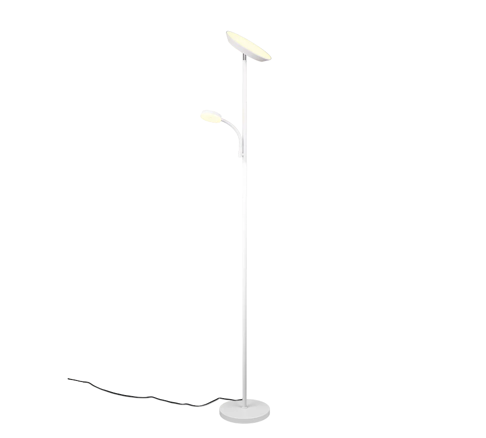 Lampadaire Specter blanc avec liseuse R47842131