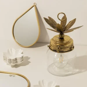 Lampe Ananas Doré · Déco ·