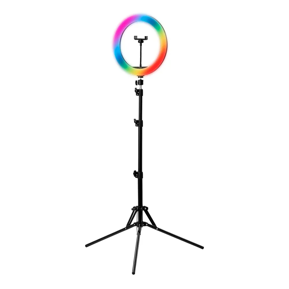 Lampe anneau GLOW anneau RGB 13" bsc avec trépied 10W