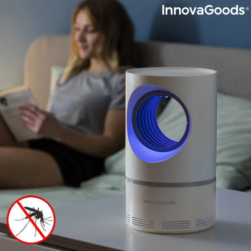 Lampe anti-moustiques à aspiration KL Vortex InnovaGoods IG816025 Blanc (Reconditionné )