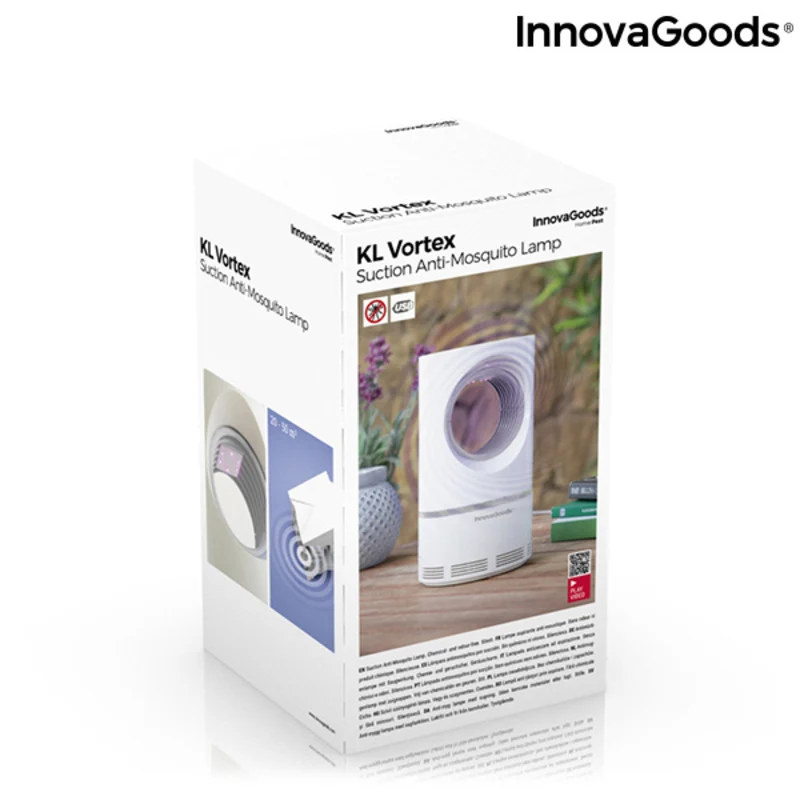 Lampe anti-moustiques à aspiration KL Vortex InnovaGoods IG816025 Blanc (Reconditionné )