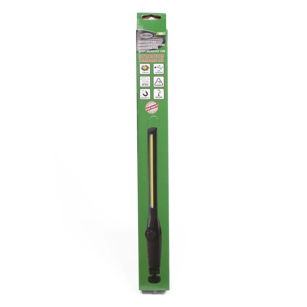 Lampe baladeuse 5W COB + gradateur rechargeable 2200 mAh