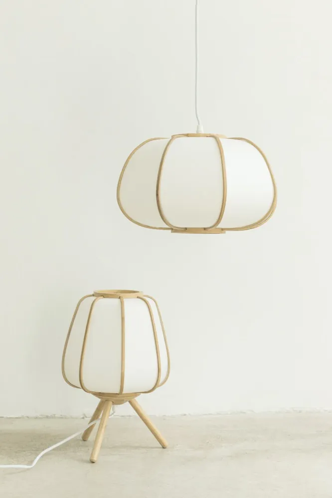 Lampe Bambou Naturel · Déco ·