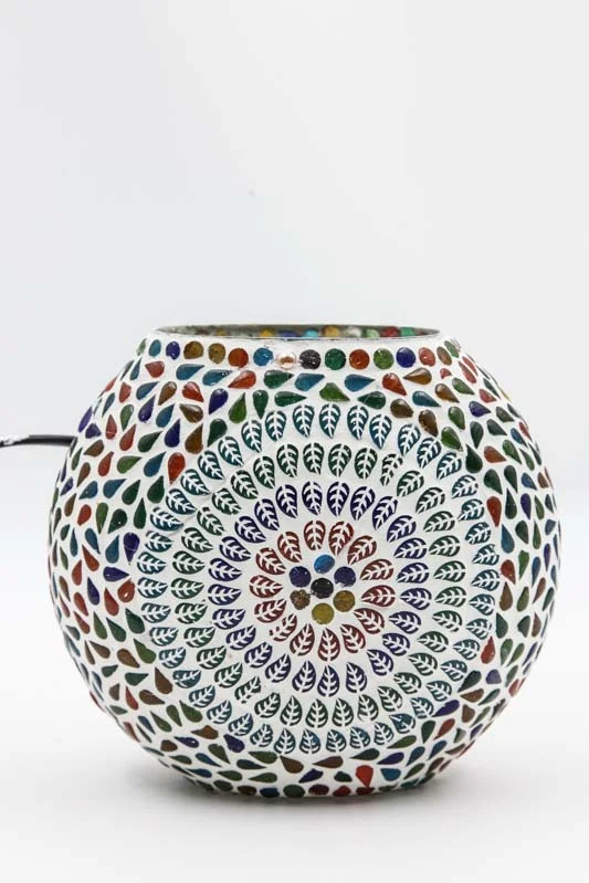 Lampe blanche 18 cm