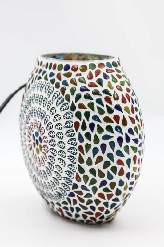 Lampe blanche 18 cm