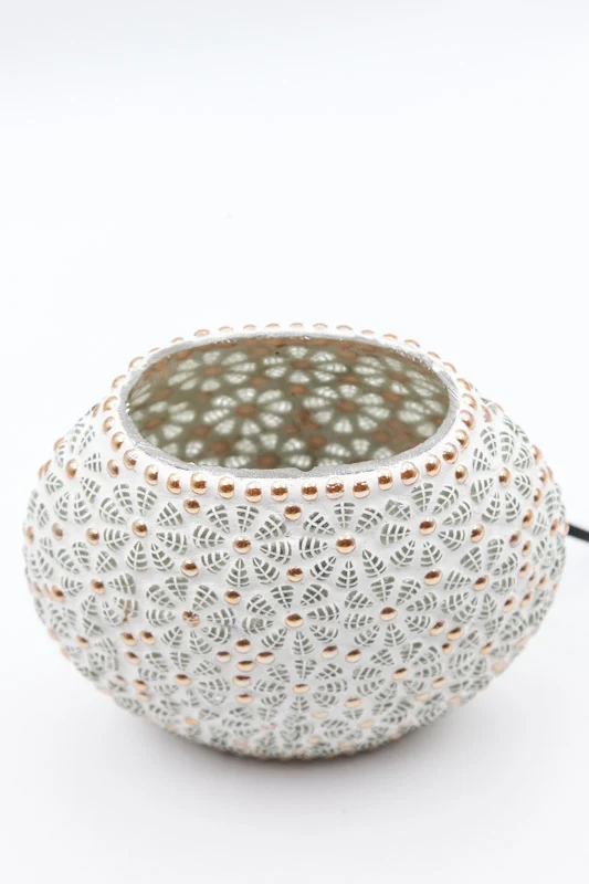 Lampe blanche 18 cm