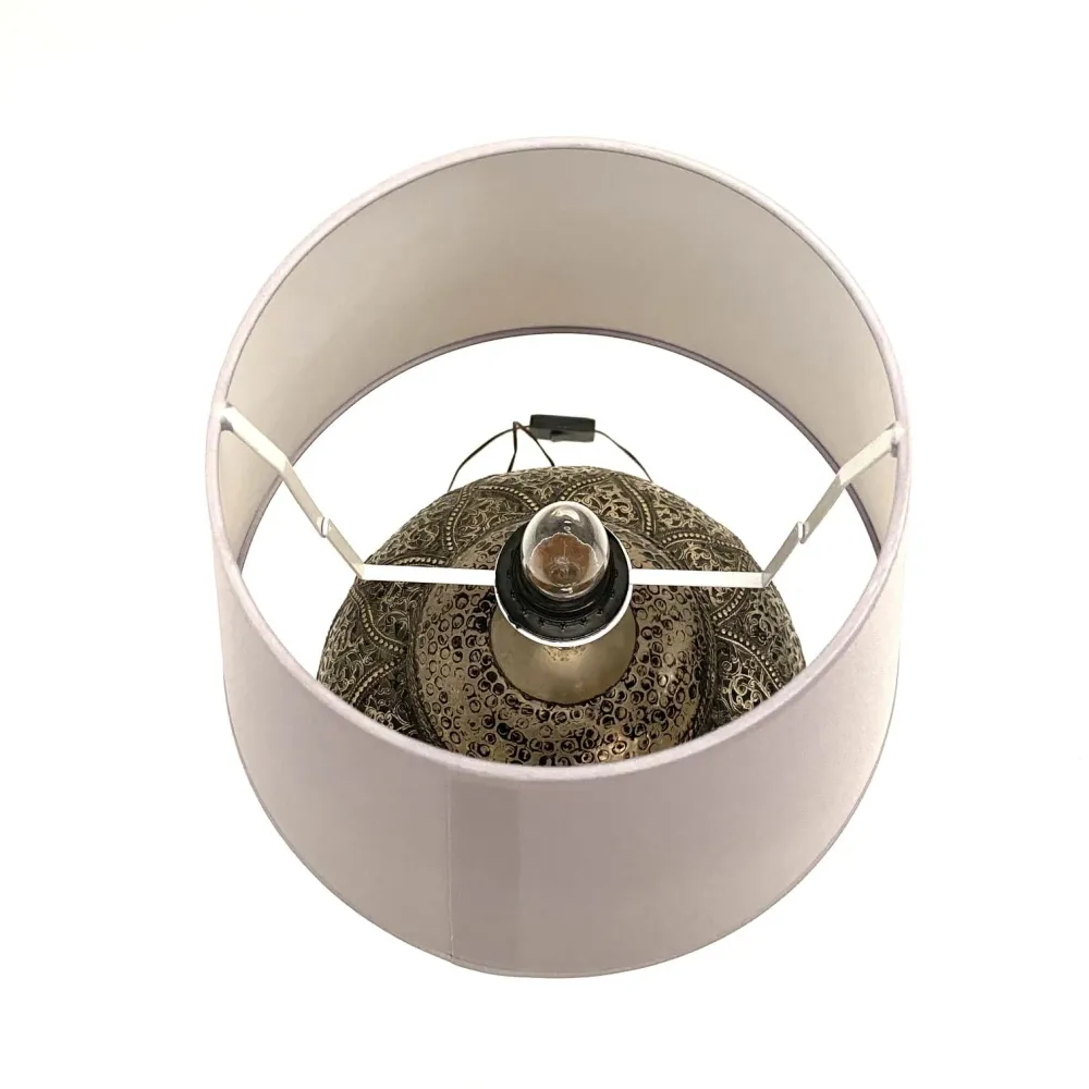 Lampe Bouteille Marocaine en Alpaga 75cm