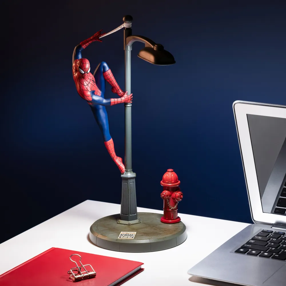 Lampe de bureau LED Spider Man (fonctionnement USB)