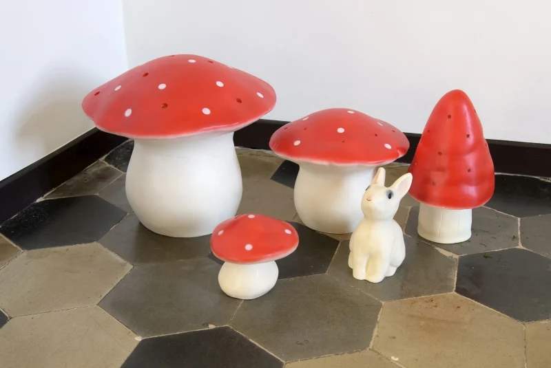 Lampe champignon rouge - Veilleuse