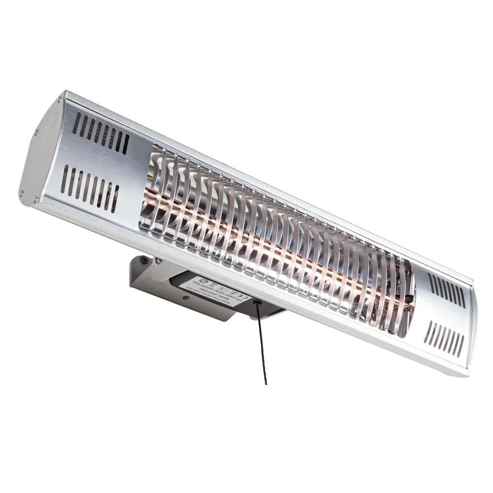 Lampe chauffante électrique Helsinki pour poêle de terrasse et gazebo 1500 w pour l'extérieur