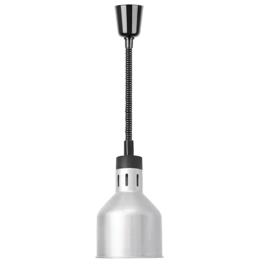 Lampe Chauffante Rétractable Buffalo Finition Métal Brossé
