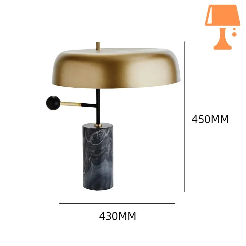 Lampe de Chevet Ancienne en Marbre