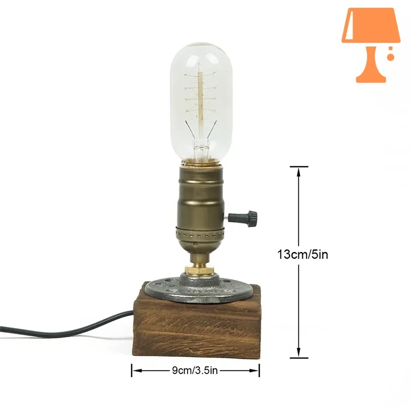 Lampe de Chevet avec Grosse Ampoule
