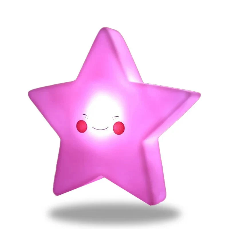 Lampe de Chevet Enfant Étoile Rose