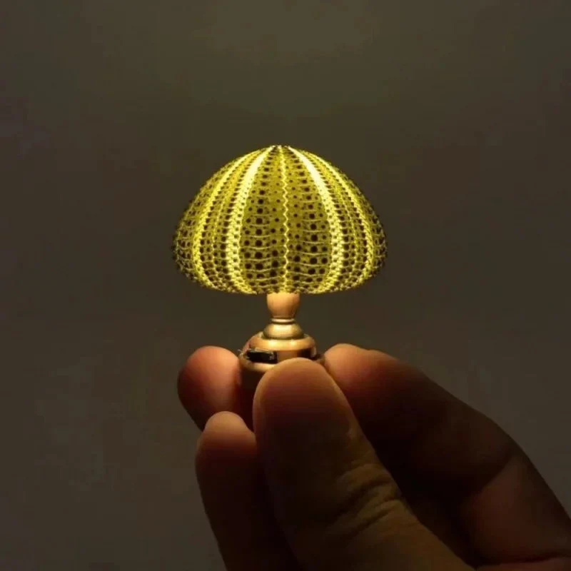 Lampe de chevet en forme d'oursin de mer à DEL pour enfants – Lampe de nuit décorative avec lumière douce et chaude, idéal...