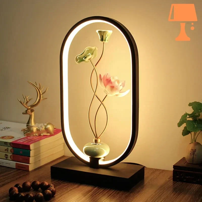 Lampe de Chevet Japandi
