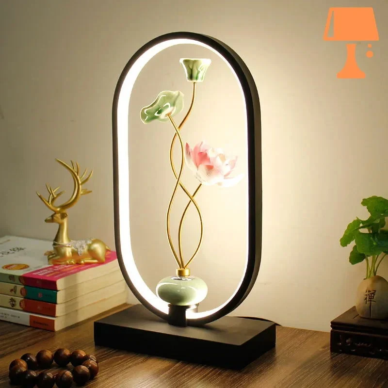 Lampe de Chevet Japandi