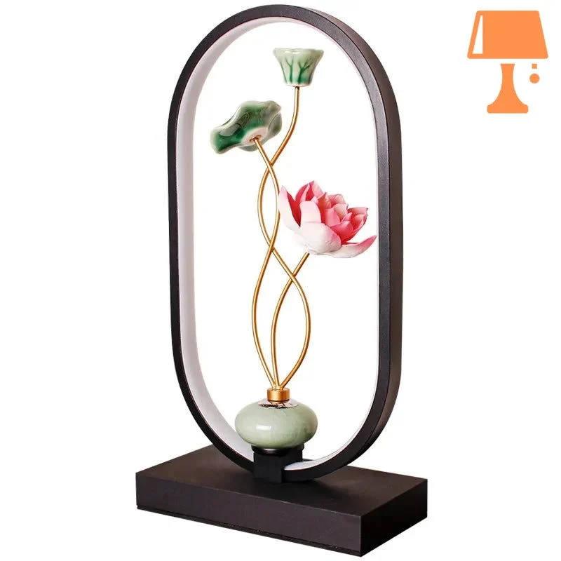 Lampe de Chevet Japandi