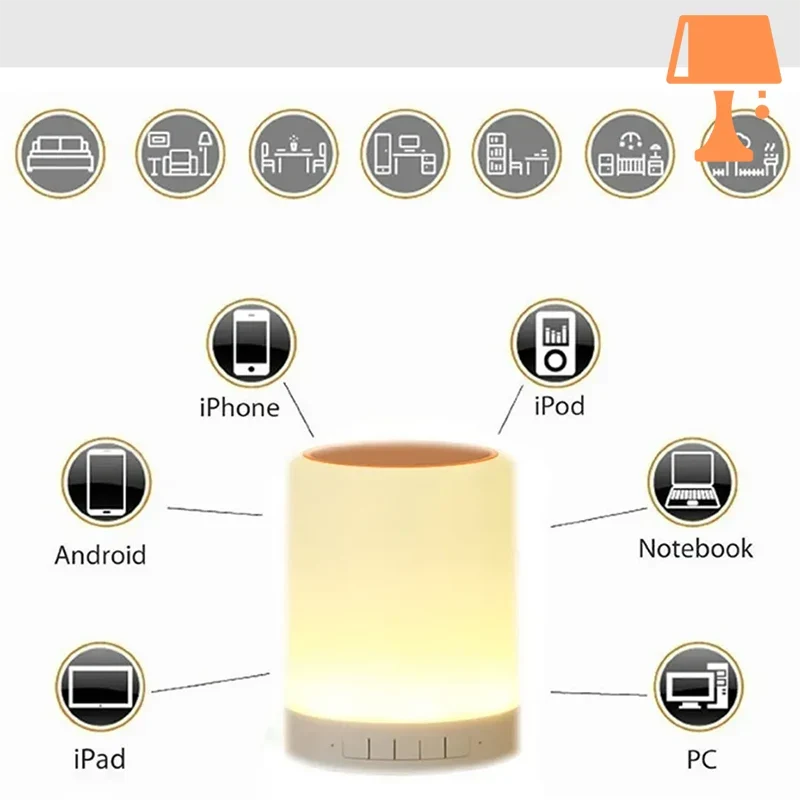 Lampe de Chevet Originale Tactile