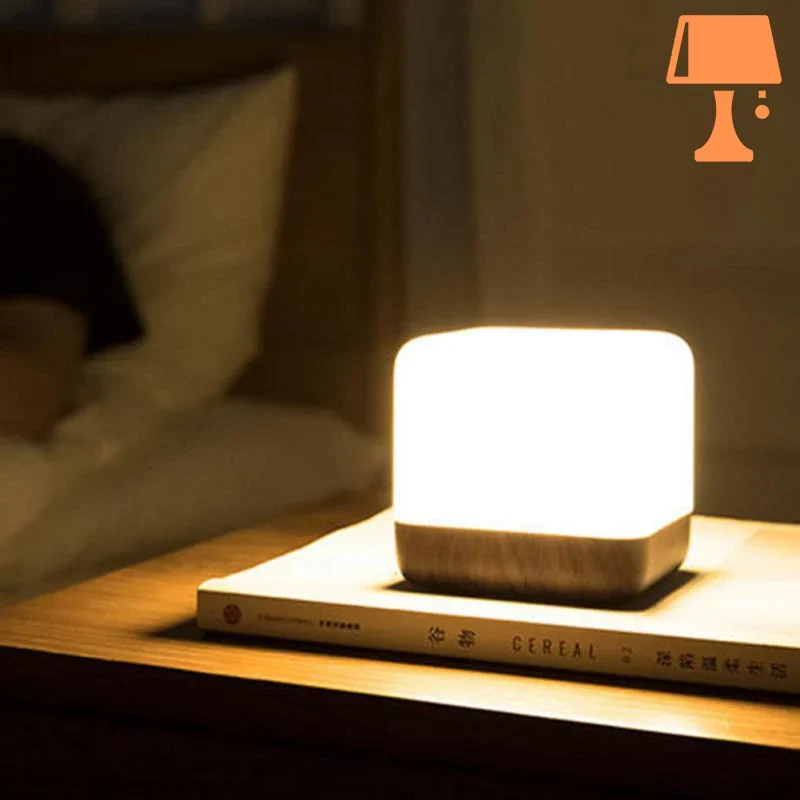 Lampe de Chevet Tactile Carré