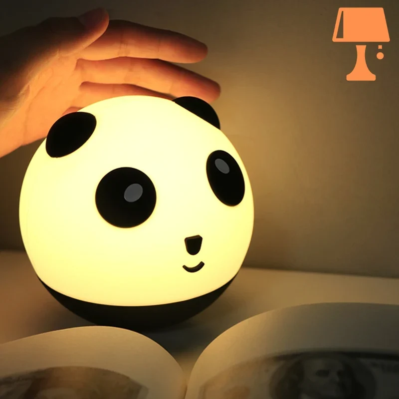 Lampe de Chevet Tactile Panda Lumineux - Veilleuse