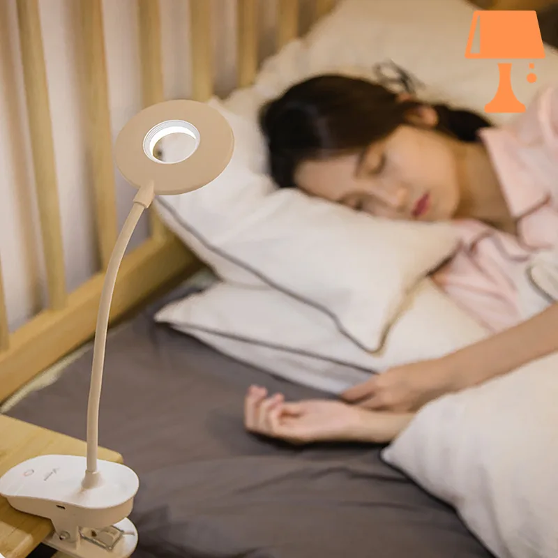 Lampe de Chevet Tactile à Pince