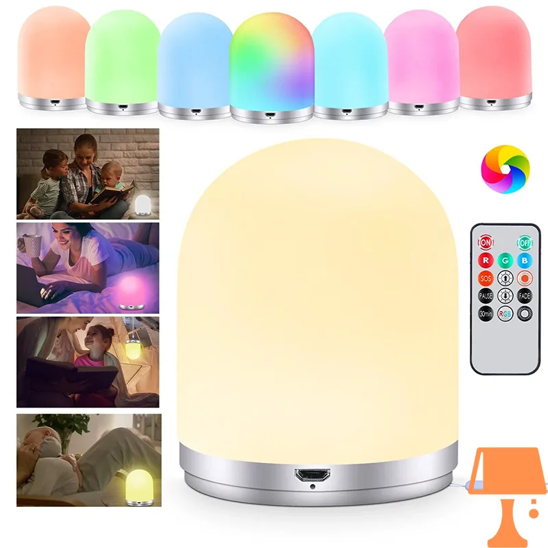 Lampe de Chevet Tactile Sensitive Touch Design