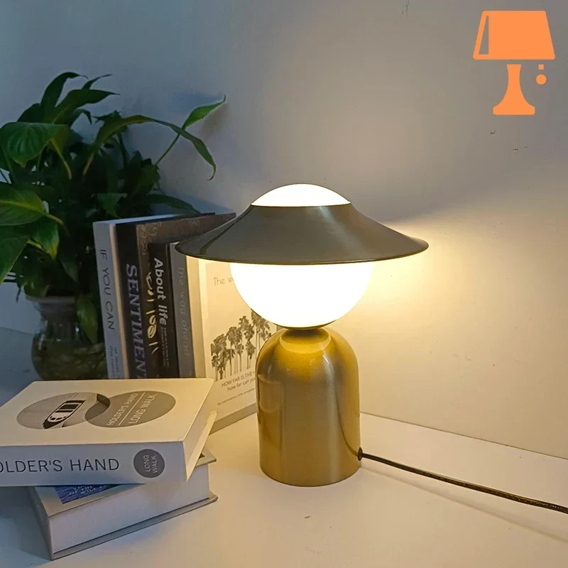 Lampe de Chevet Verre et Métal
