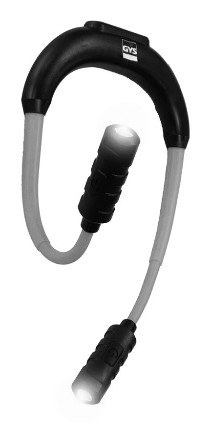 Lampe collier mains libres 360lm/180lm - 187g - 6h autonomie - 088559 GYS