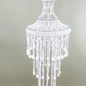 Lampe coquillage ronde 25x80 cm