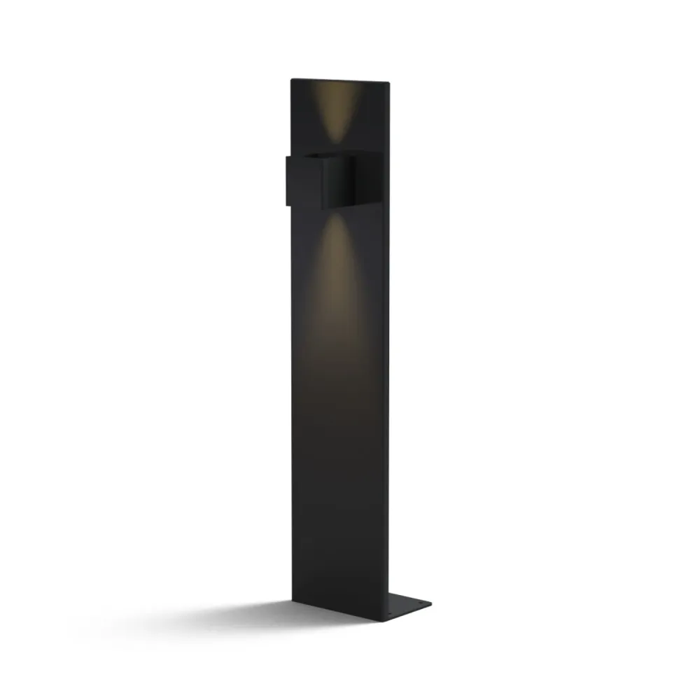 Lampe Cuber en aluminium noir 2x25x110 cm (PxLxH)