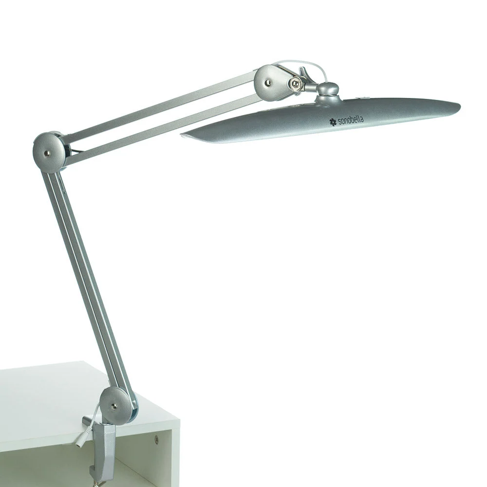 Lampe d'atelier BSL-01 LED 24W CLIP Argentée