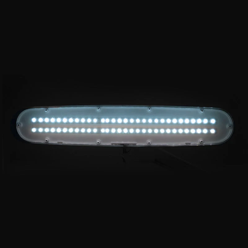 Lampe d'atelier LED élégante 801-s avec un trépied blanc standard
