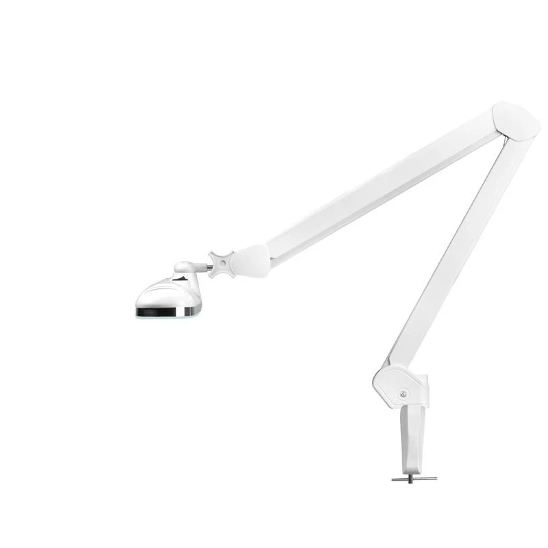 Lampe d'atelier LED élégante 801st étau blanc standard