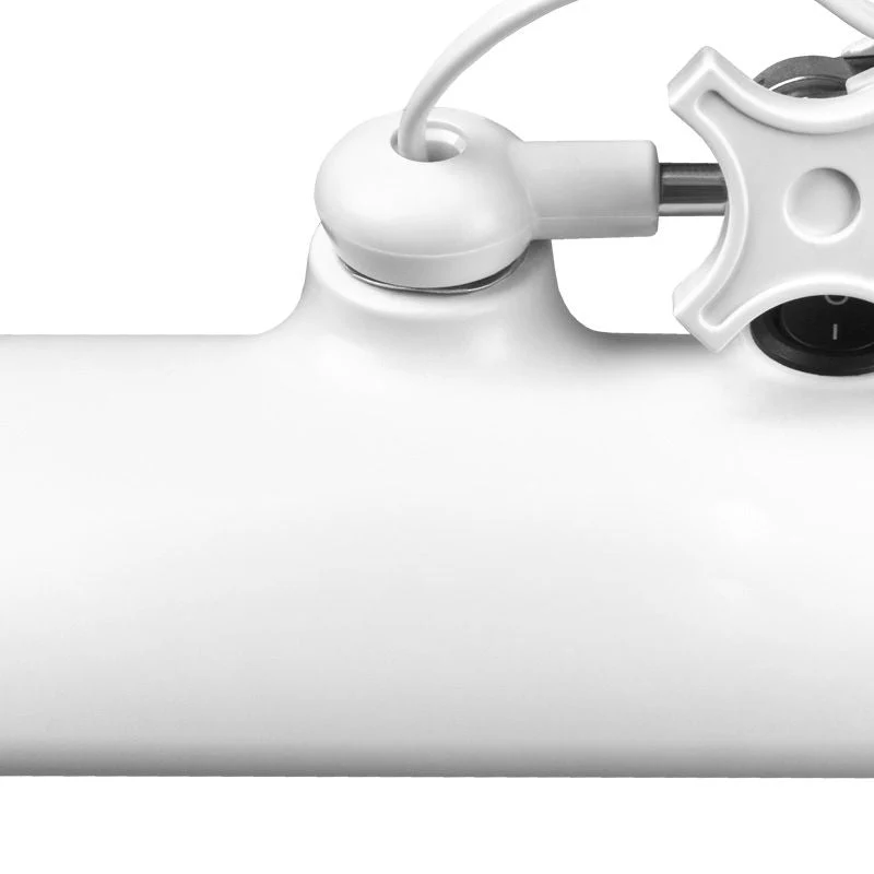 Lampe d'atelier LED élégante 801st étau blanc standard