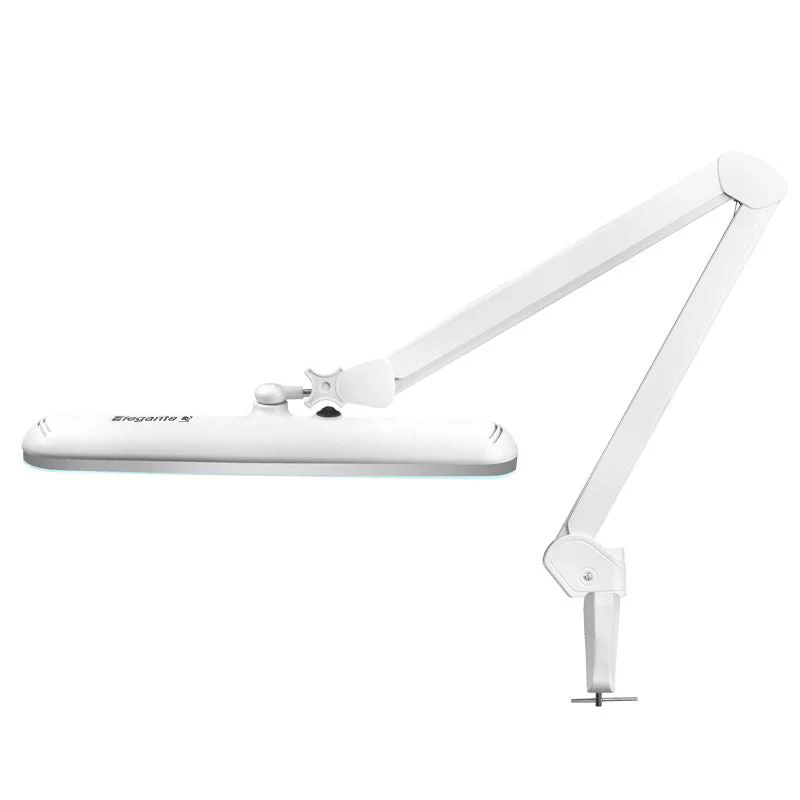 Lampe d'atelier LED élégante 801st étau blanc standard