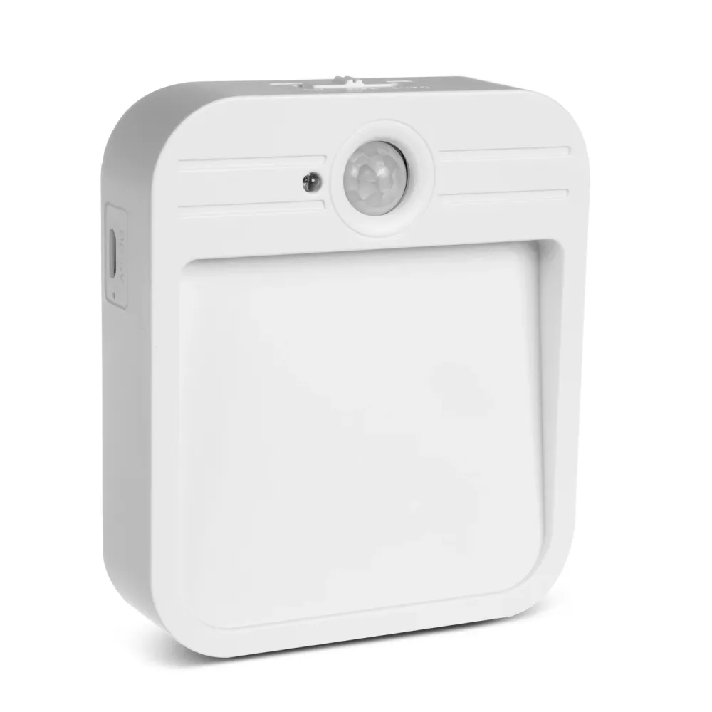 Lampe d'escalier Maclean LED, avec détecteur de mouvement, temp. 4000K, 3.7V/500mAh, 4 LED, portée 3-4m, MCE236, 4 pièces