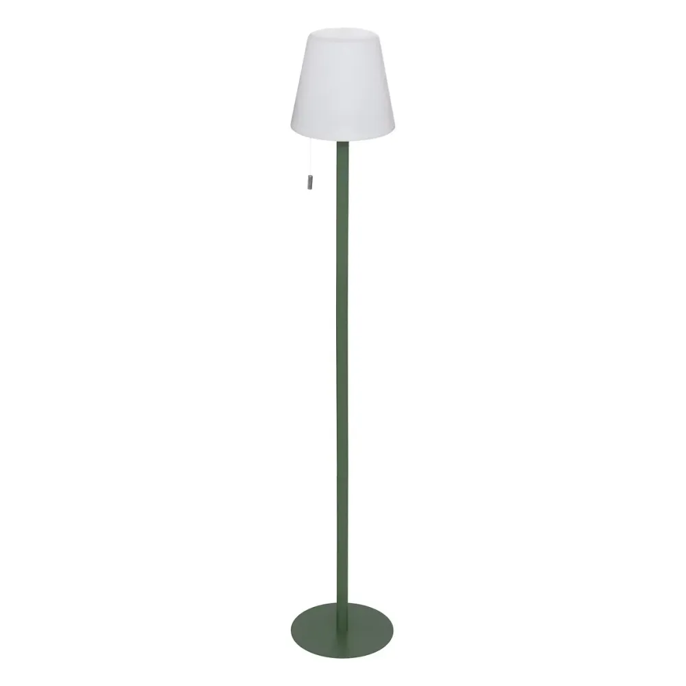 Lampe d'extérieur Atmosphera Zack H108cm - Rechargeable - Vert olive