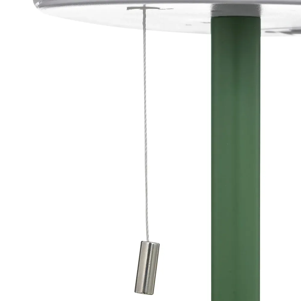 Lampe d'extérieur Atmosphera Zack H108cm - Rechargeable - Vert olive