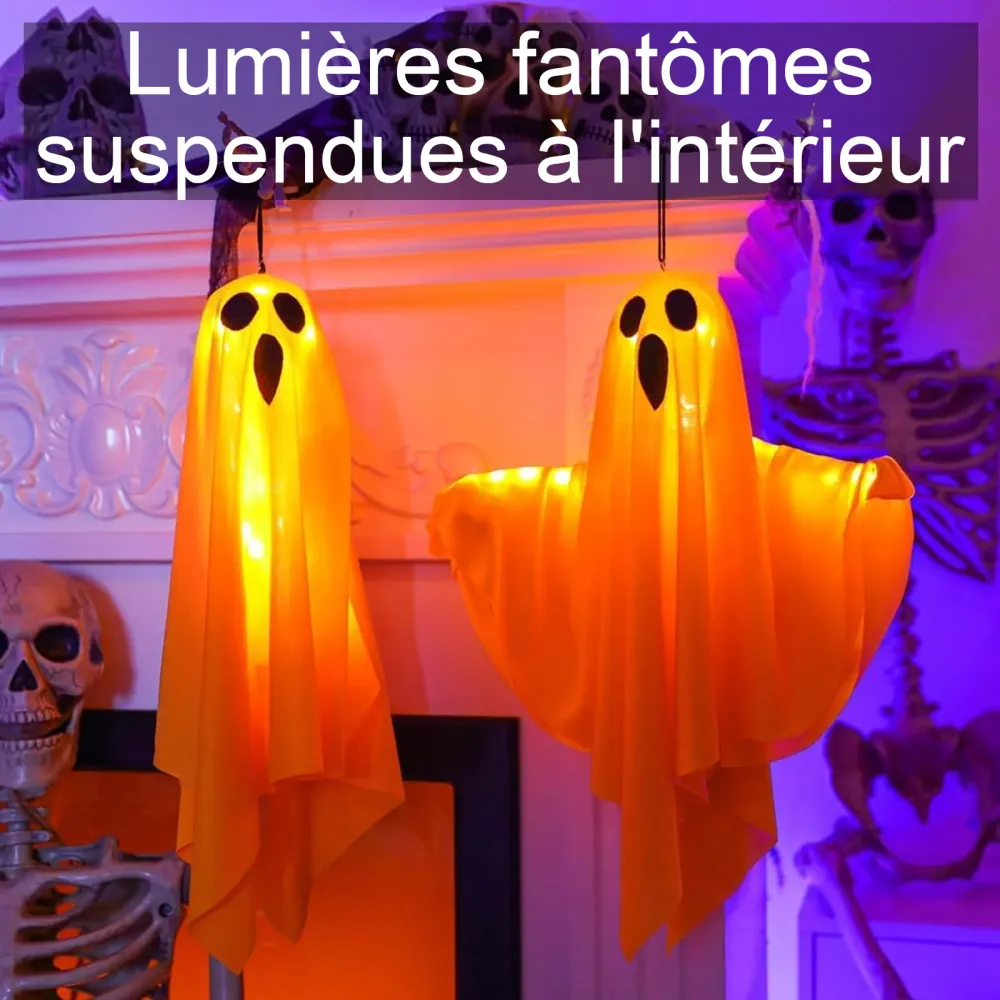 Lampe d'halloween 50x40cm poignée flexible sécurité basse tension facile à utiliser décorations décorations murales LED or...