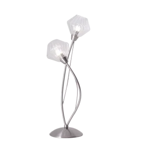 Lampe Diamant 2L nickel satiné hj5149-2ST