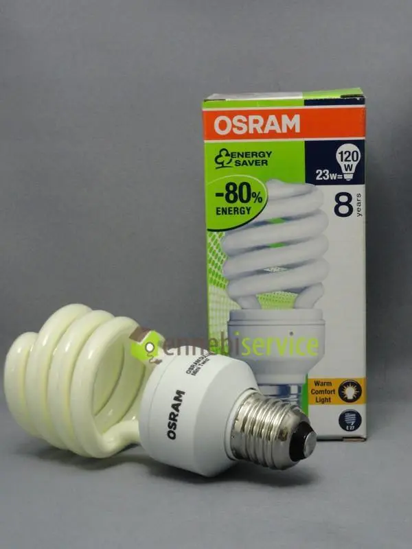 Lampe d'épargne Helix Hot Light E27 23W