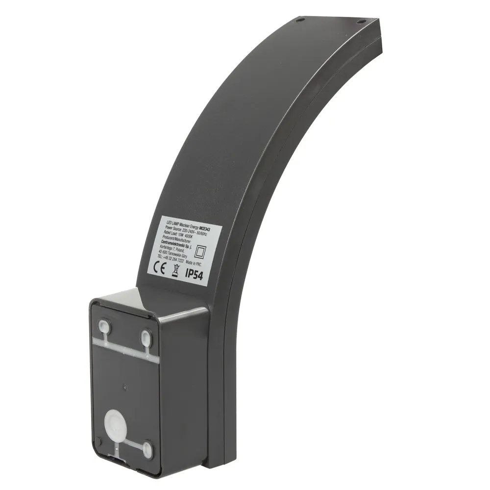 Lampe de façade extérieur LED IP54 10W MCE343 Maclean Energy