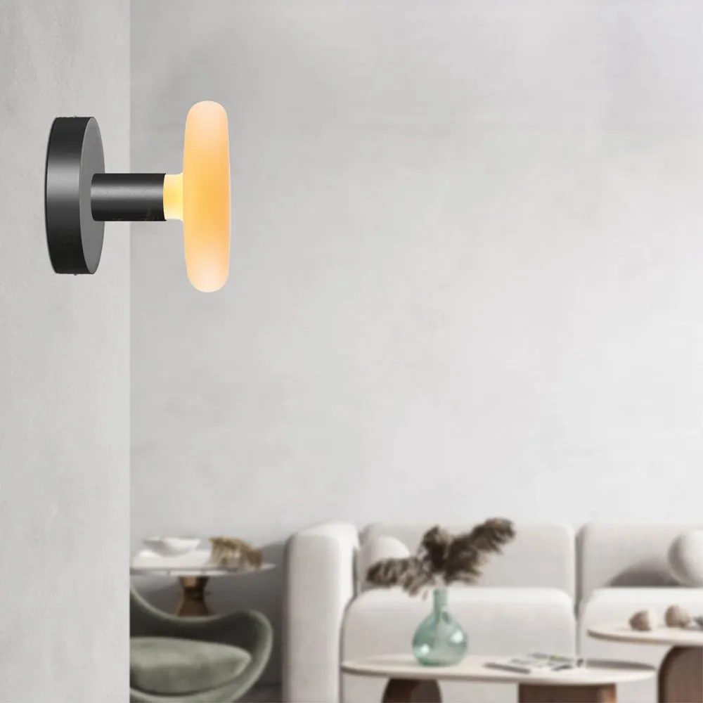 Lampe Fermaluce en bois avec ampoule Dash - Noir