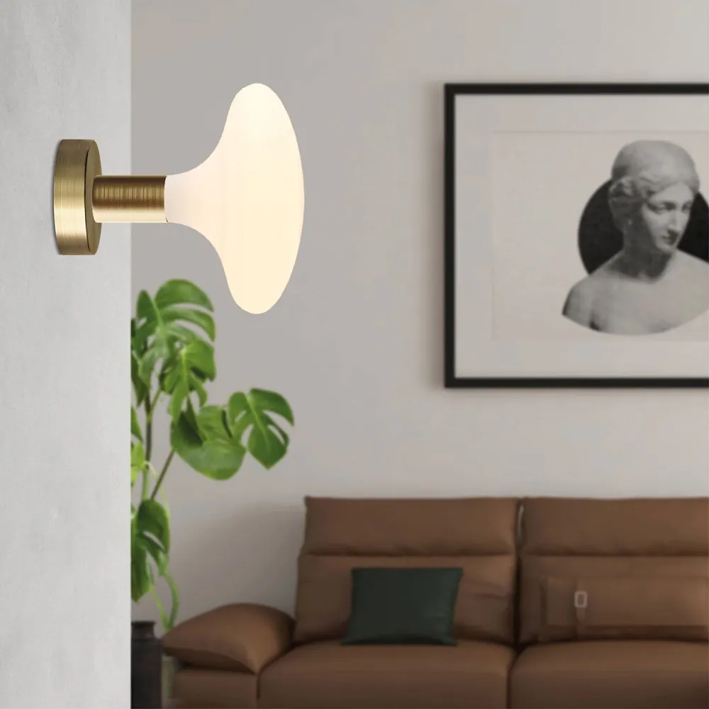 Lampe Fermaluce en métal avec ampoule Idra - Bronze satiné