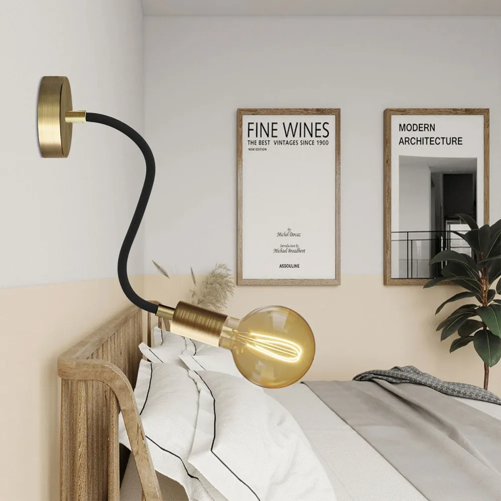 Lampe Flex 30 avec ampoule Globe - Bronze satiné