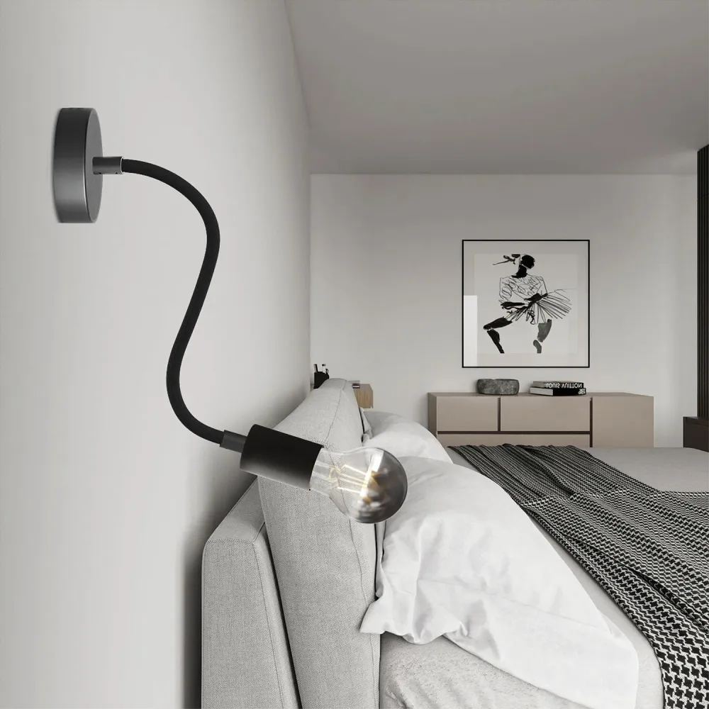 Lampe Flex 30 avec ampoule Goccia - Noir