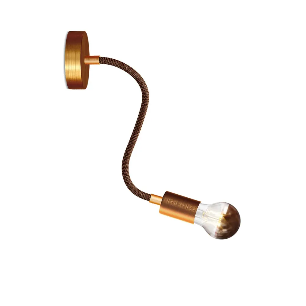 Lampe Flex 30 avec ampoule Goutte – Cuivre satiné