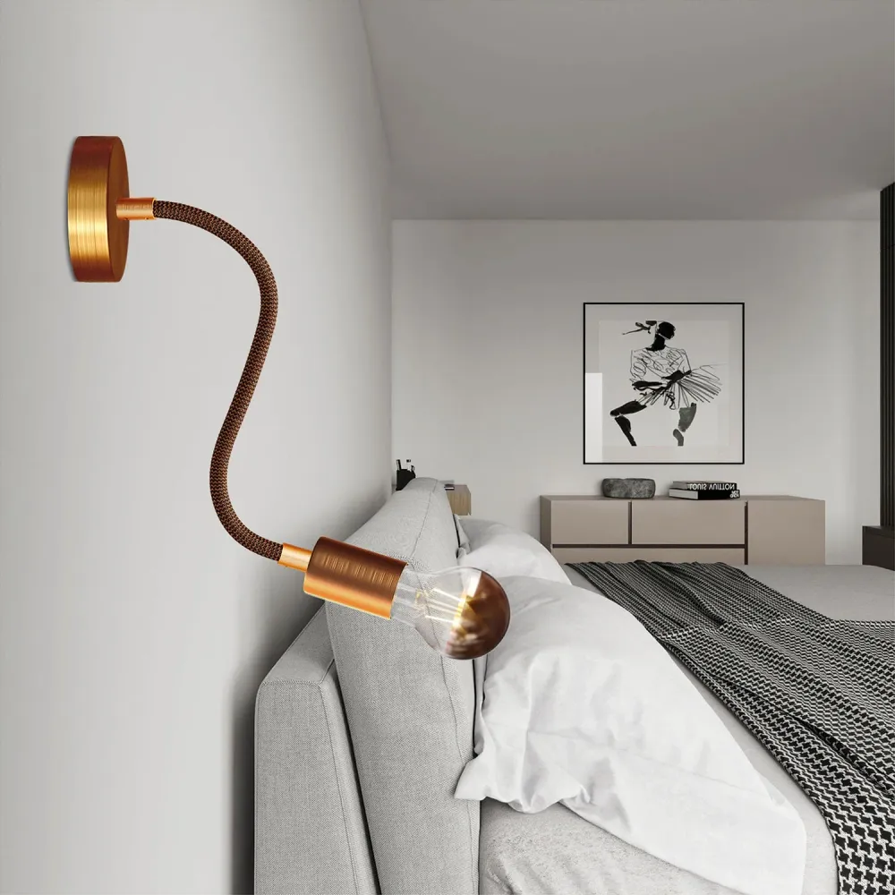 Lampe Flex 30 avec ampoule Goutte – Cuivre satiné