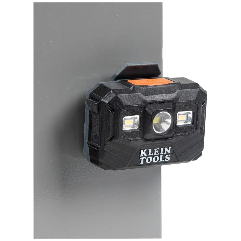 Lampe frontale et lampe de travail rechargeable Klein Tools, 300 lumens, autonomie toute la journée, modèle 56062